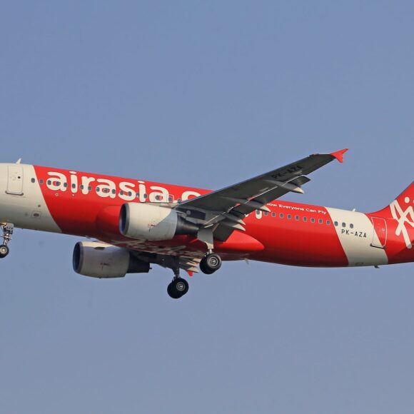 airbus of air asia airlines